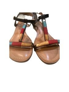 GC Shoes' chic flat strappy sandals Size 10